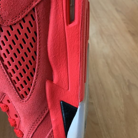 Jordan 5 Retro Red Suede GS - Picture 16 of 16